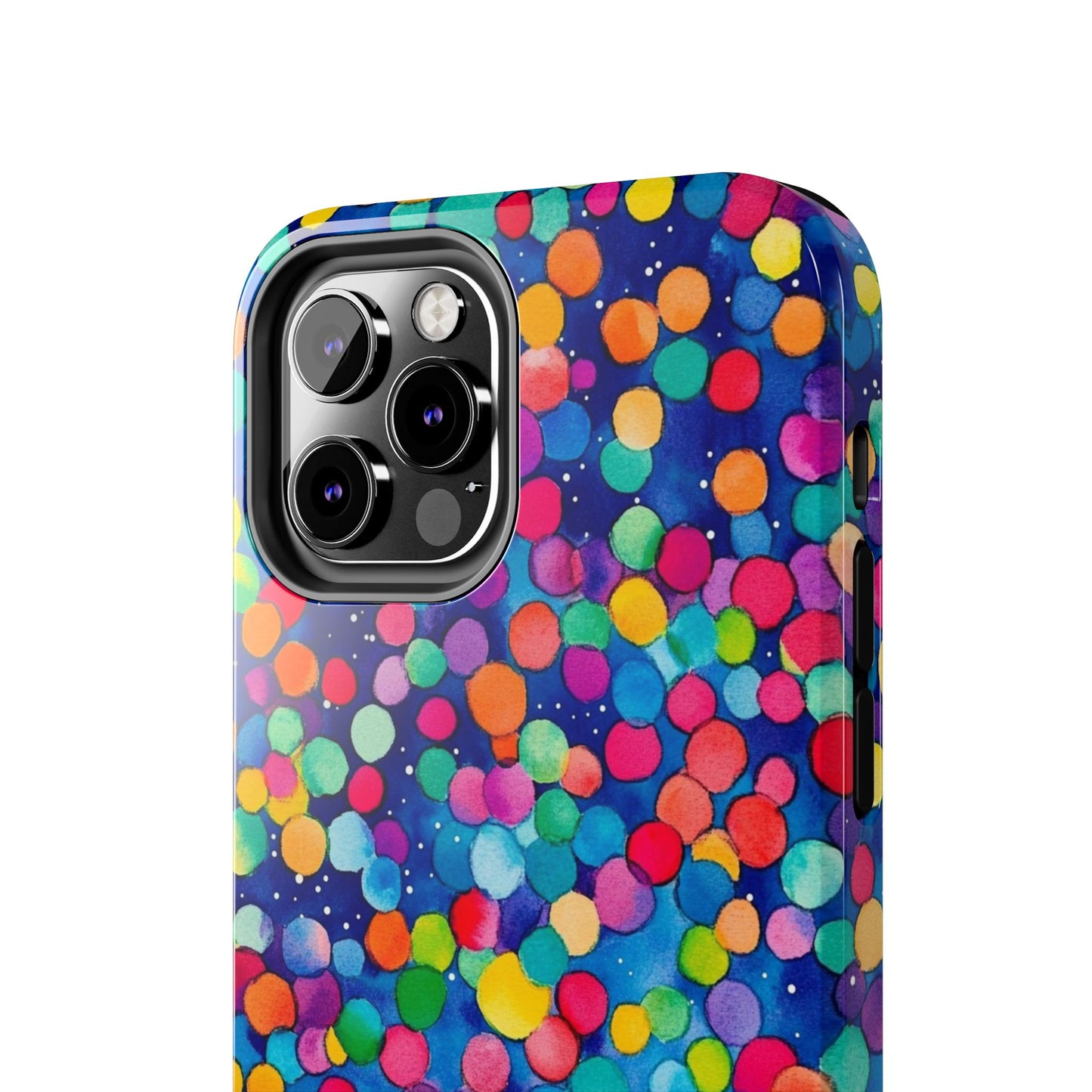 Trendy Spots | Colorful Blues Polka Dots