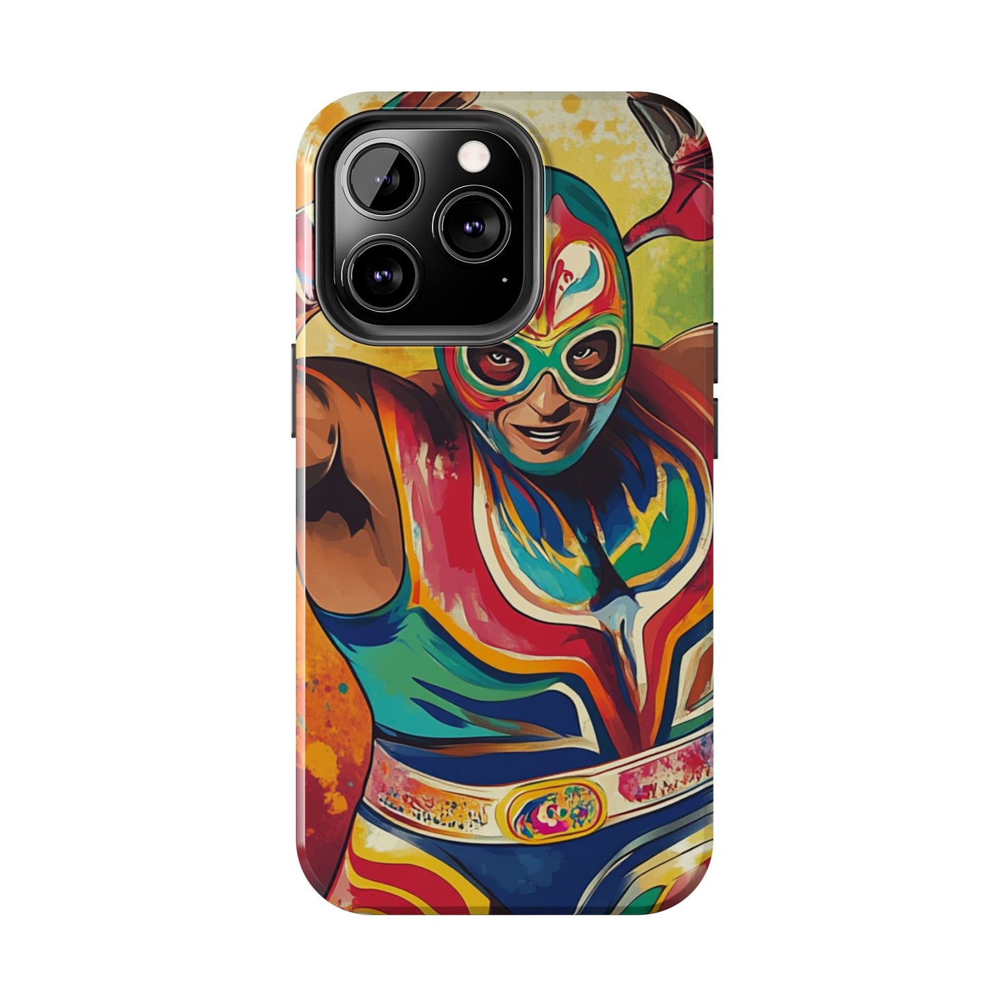 Mexicana de Corazon | Colorful Lucha Libre Wrestler