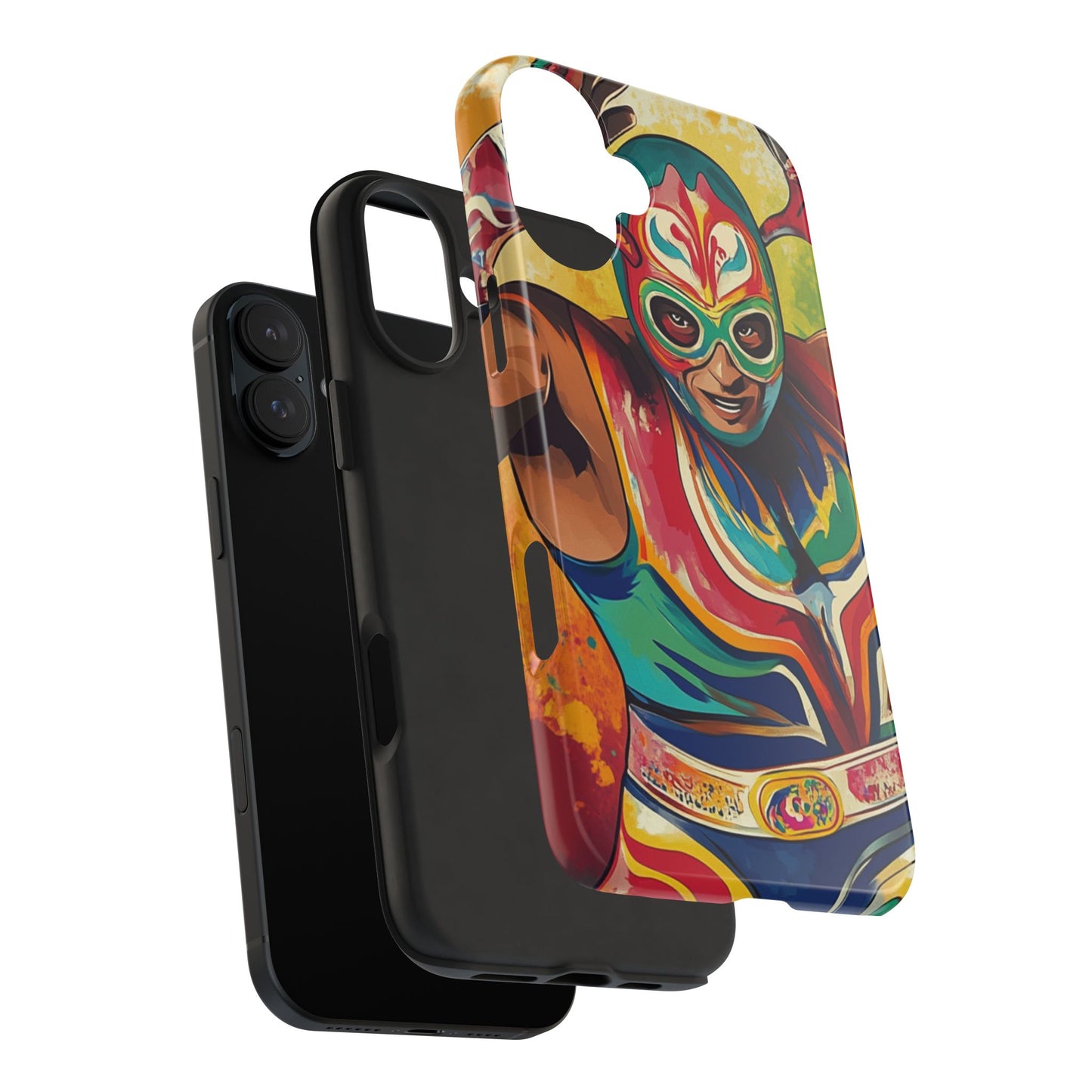 Mexicana de Corazon | Colorful Lucha Libre Wrestler