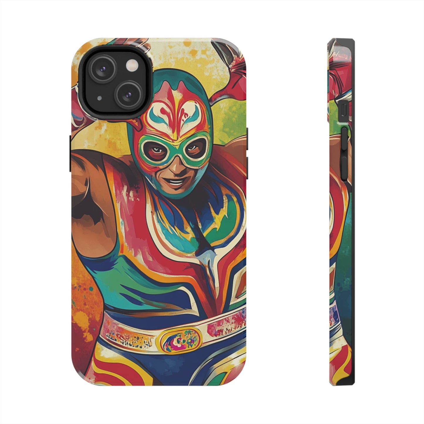 Mexicana de Corazon | Colorful Lucha Libre Wrestler