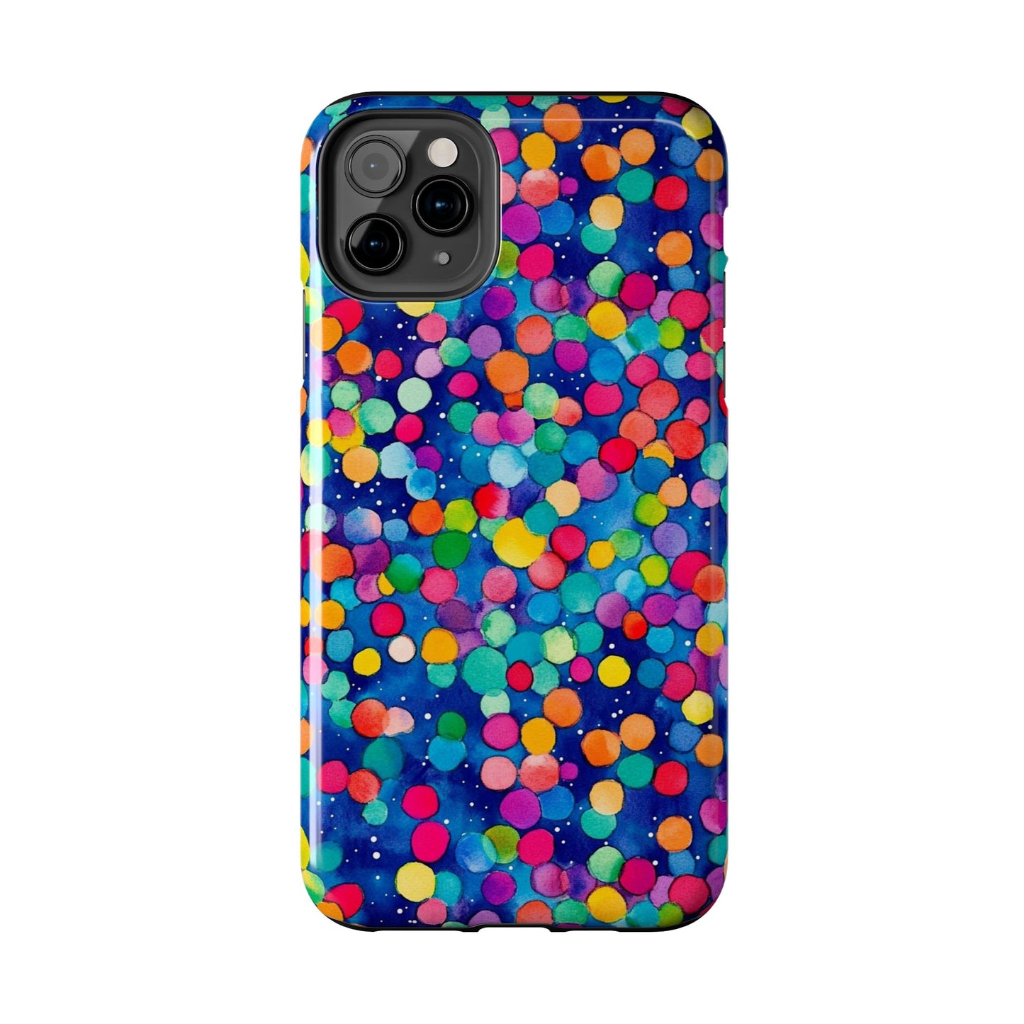 Trendy Spots | Colorful Blues Polka Dots