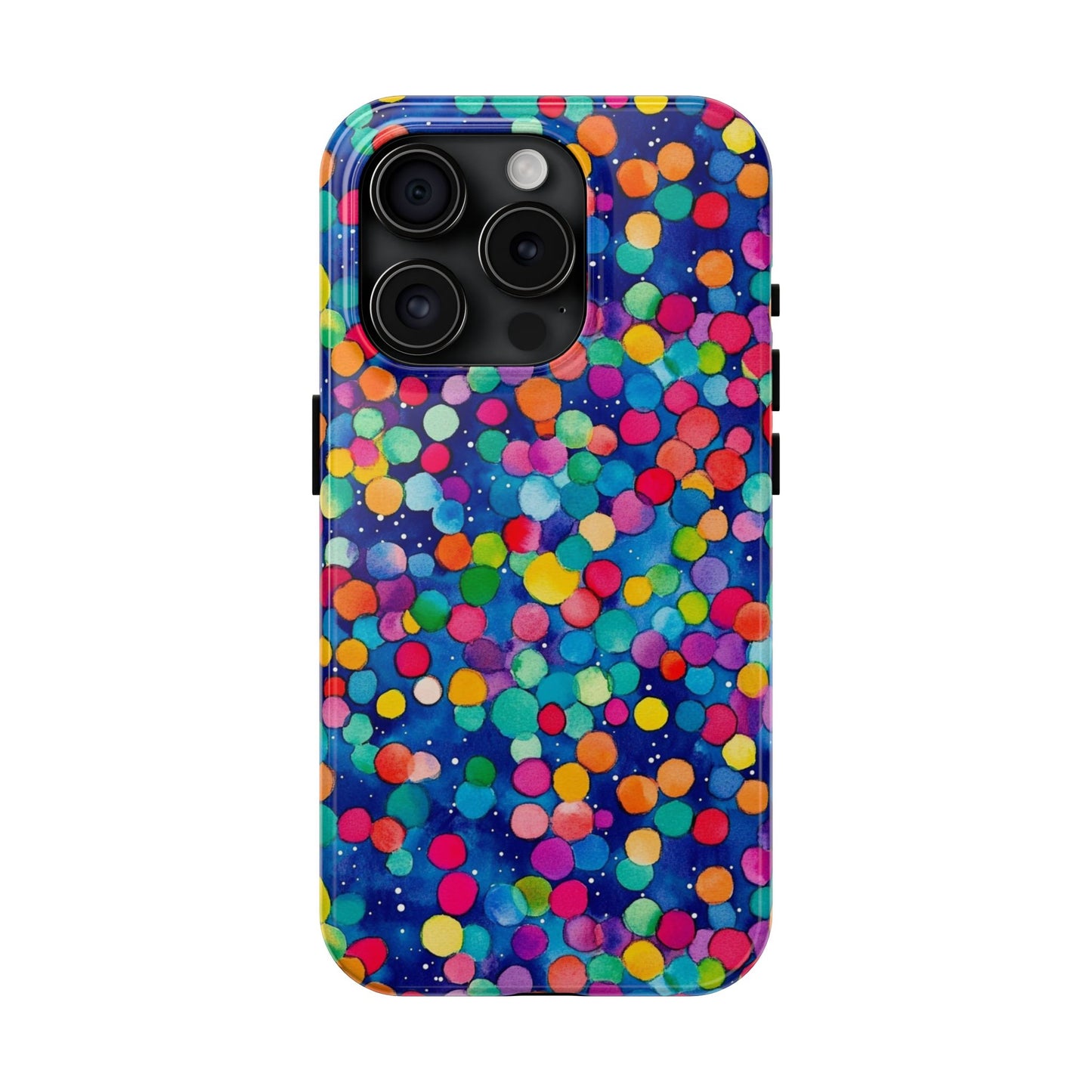 Trendy Spots | Colorful Blues Polka Dots