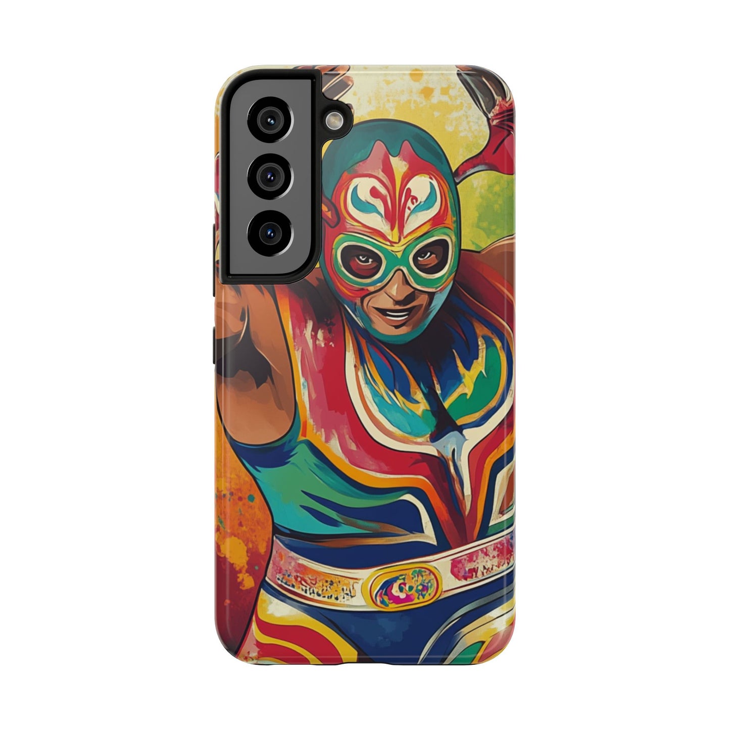 Mexicana de Corazon | Colorful Lucha Libre Wrestler