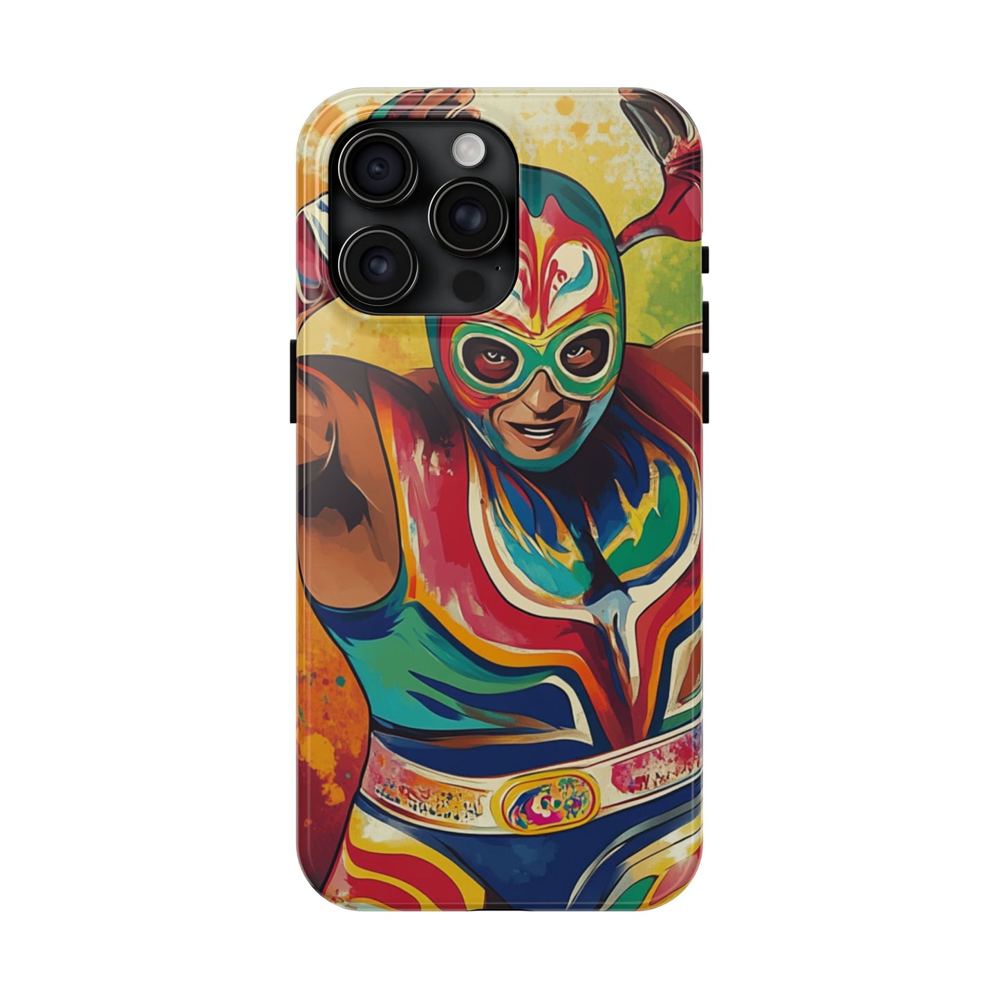 Mexicana de Corazon | Colorful Lucha Libre Wrestler