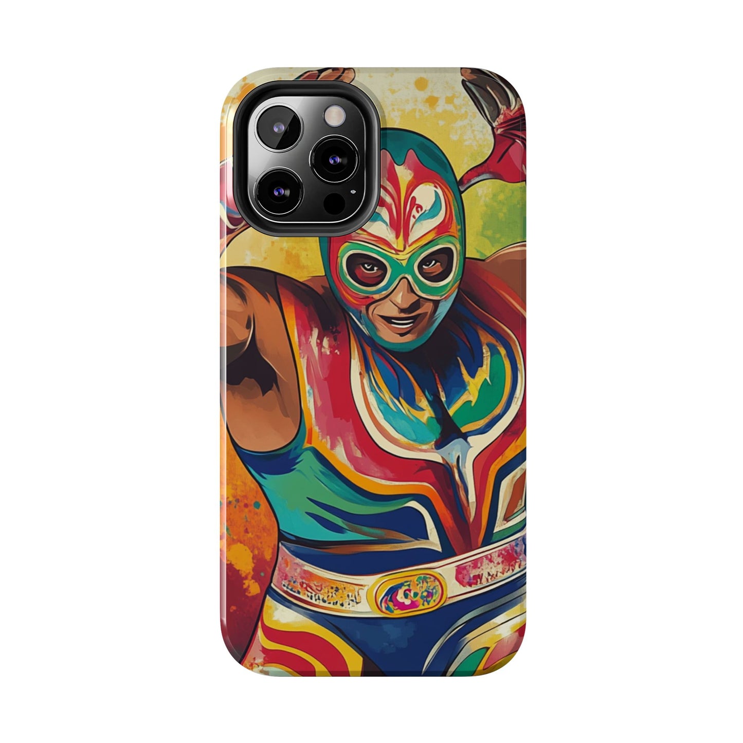 Mexicana de Corazon | Colorful Lucha Libre Wrestler