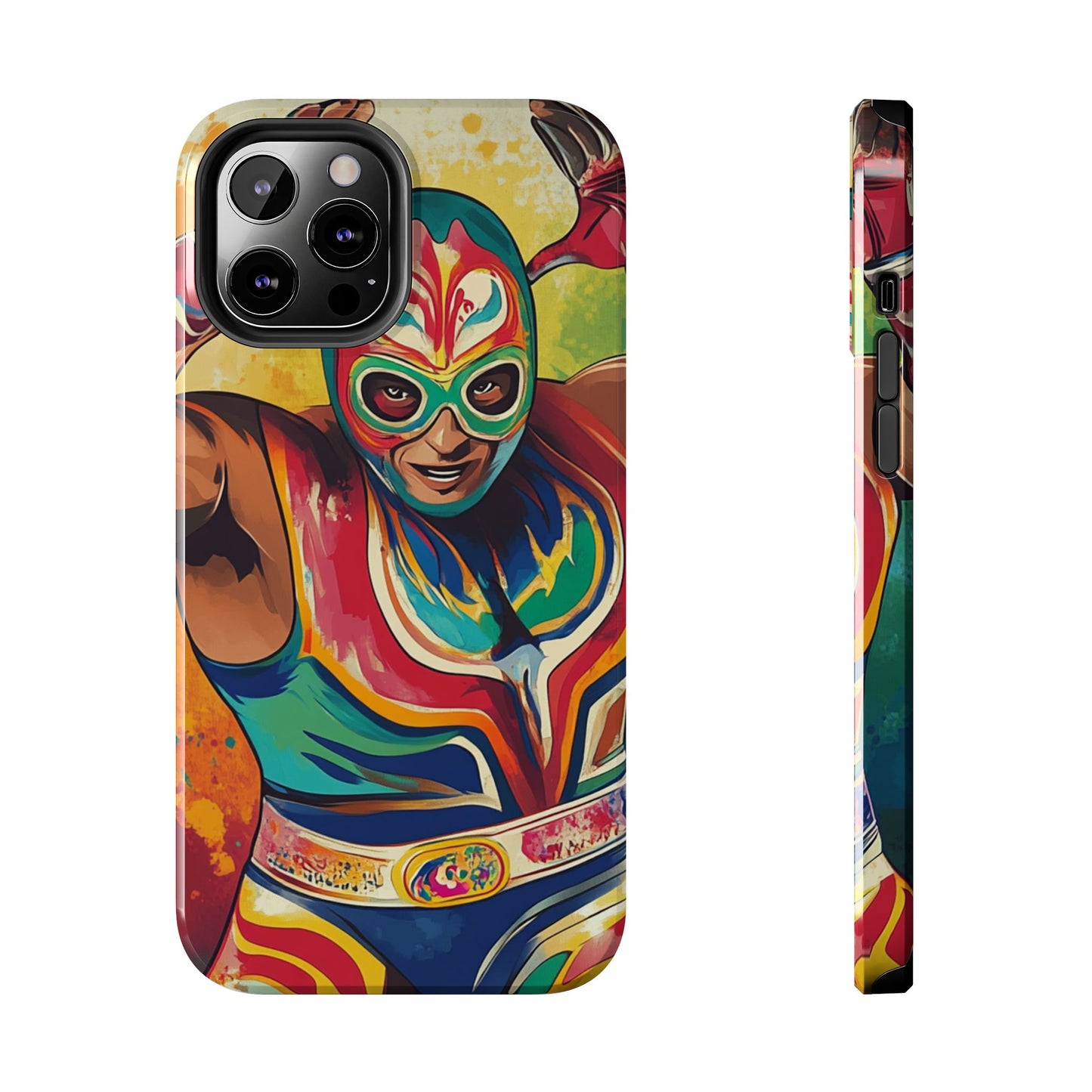 Mexicana de Corazon | Colorful Lucha Libre Wrestler