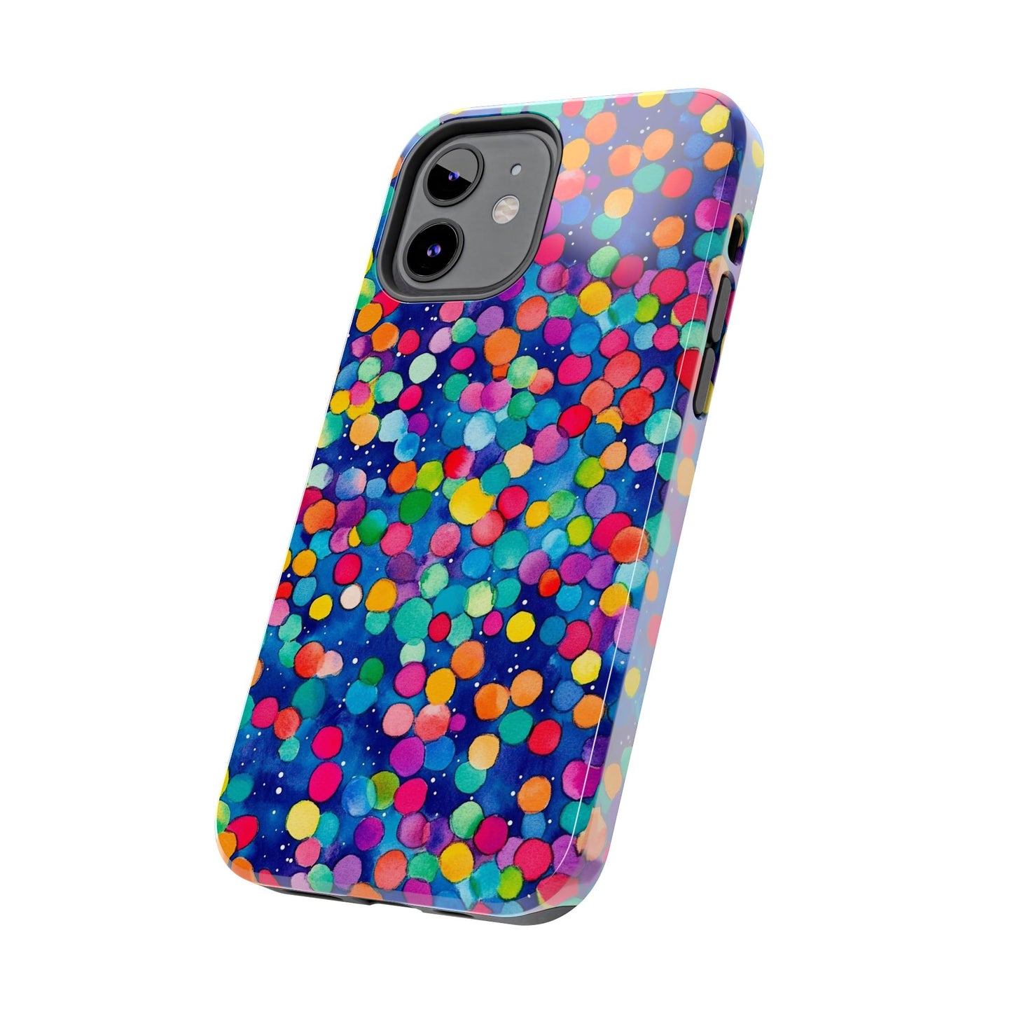 Trendy Spots | Colorful Blues Polka Dots