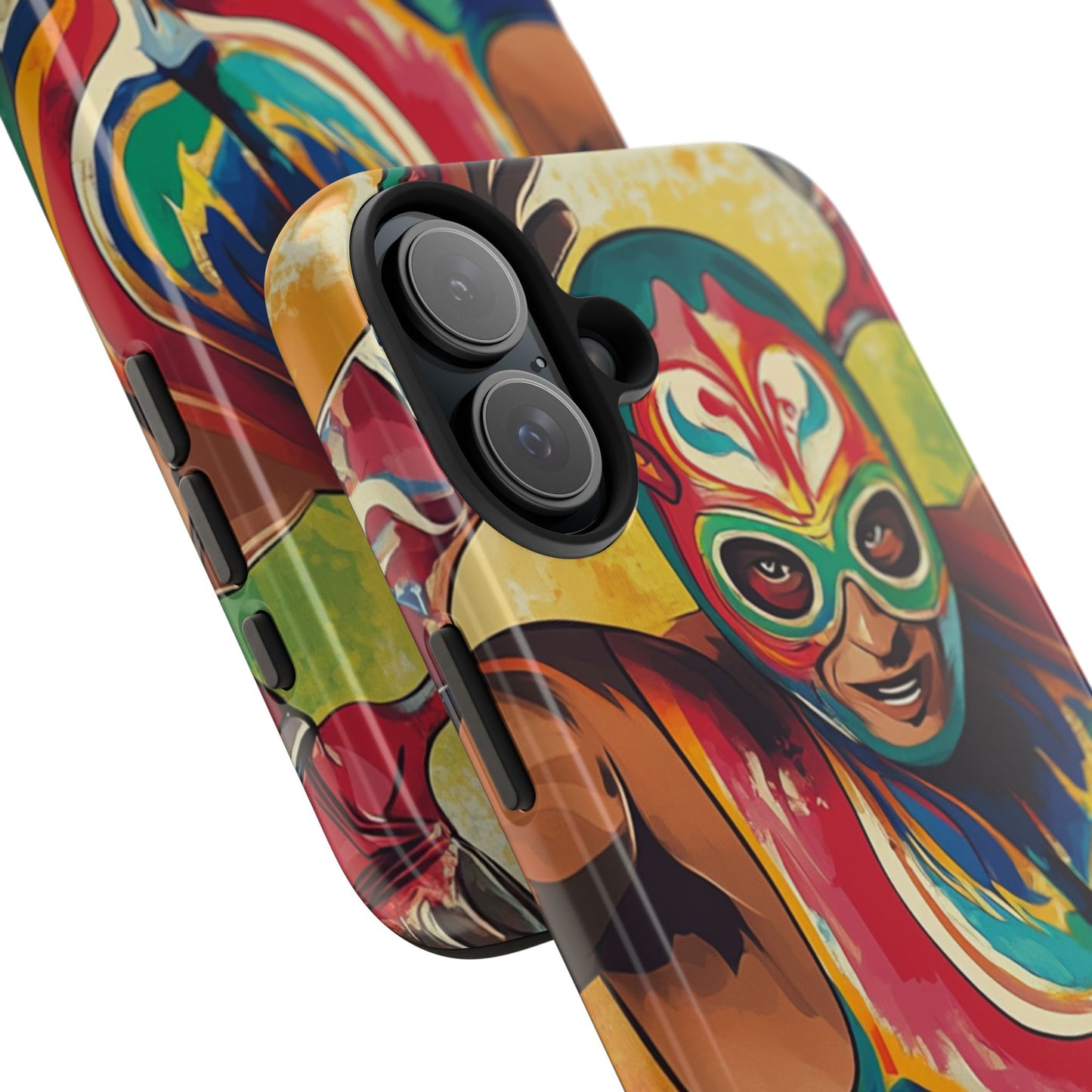 Mexicana de Corazon | Colorful Lucha Libre Wrestler