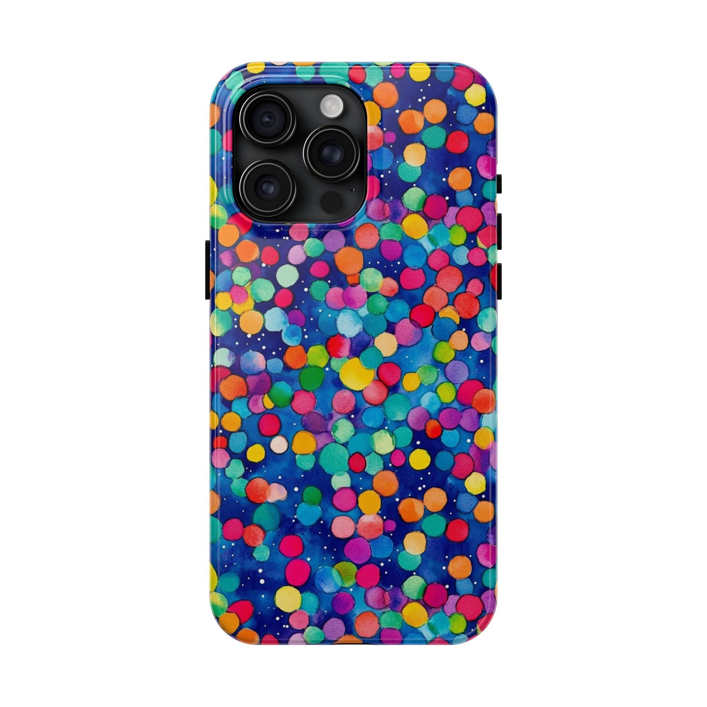 Trendy Spots | Colorful Blues Polka Dots