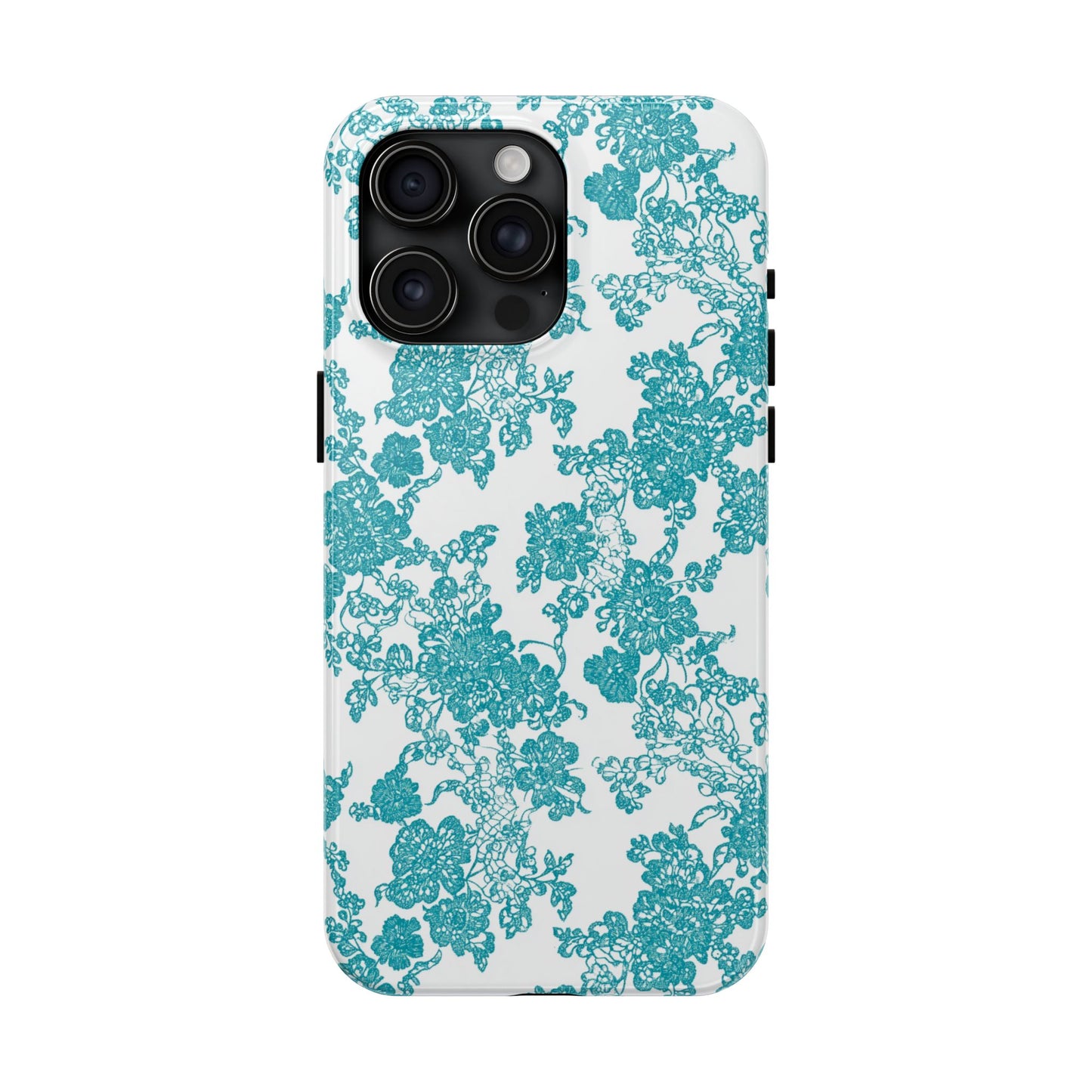 Boho Bliss | Teal on White Lace