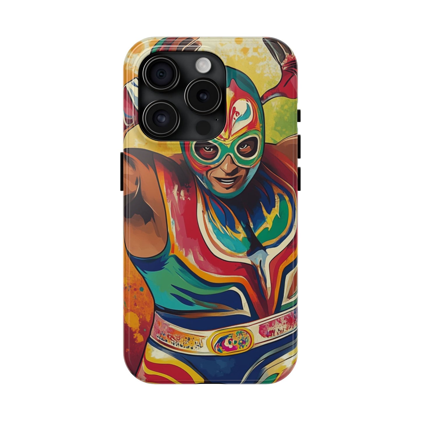 Mexicana de Corazon | Colorful Lucha Libre Wrestler
