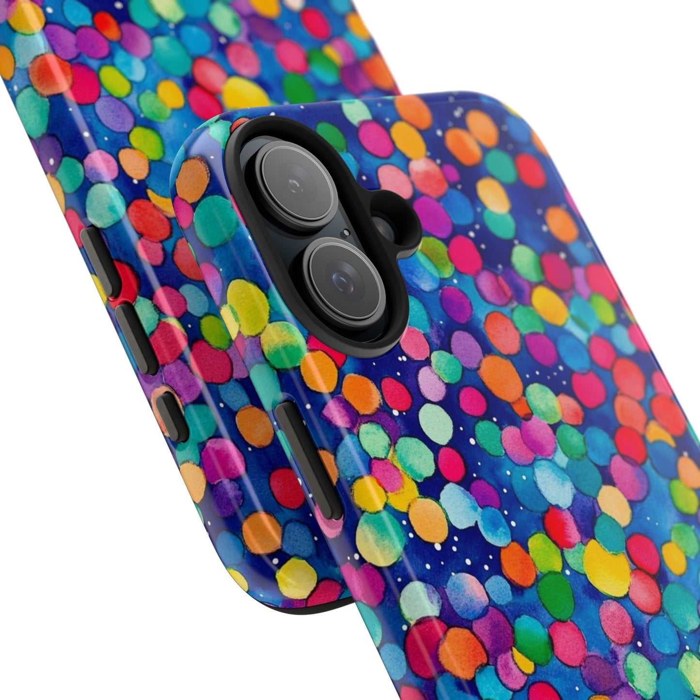 Trendy Spots | Colorful Blues Polka Dots