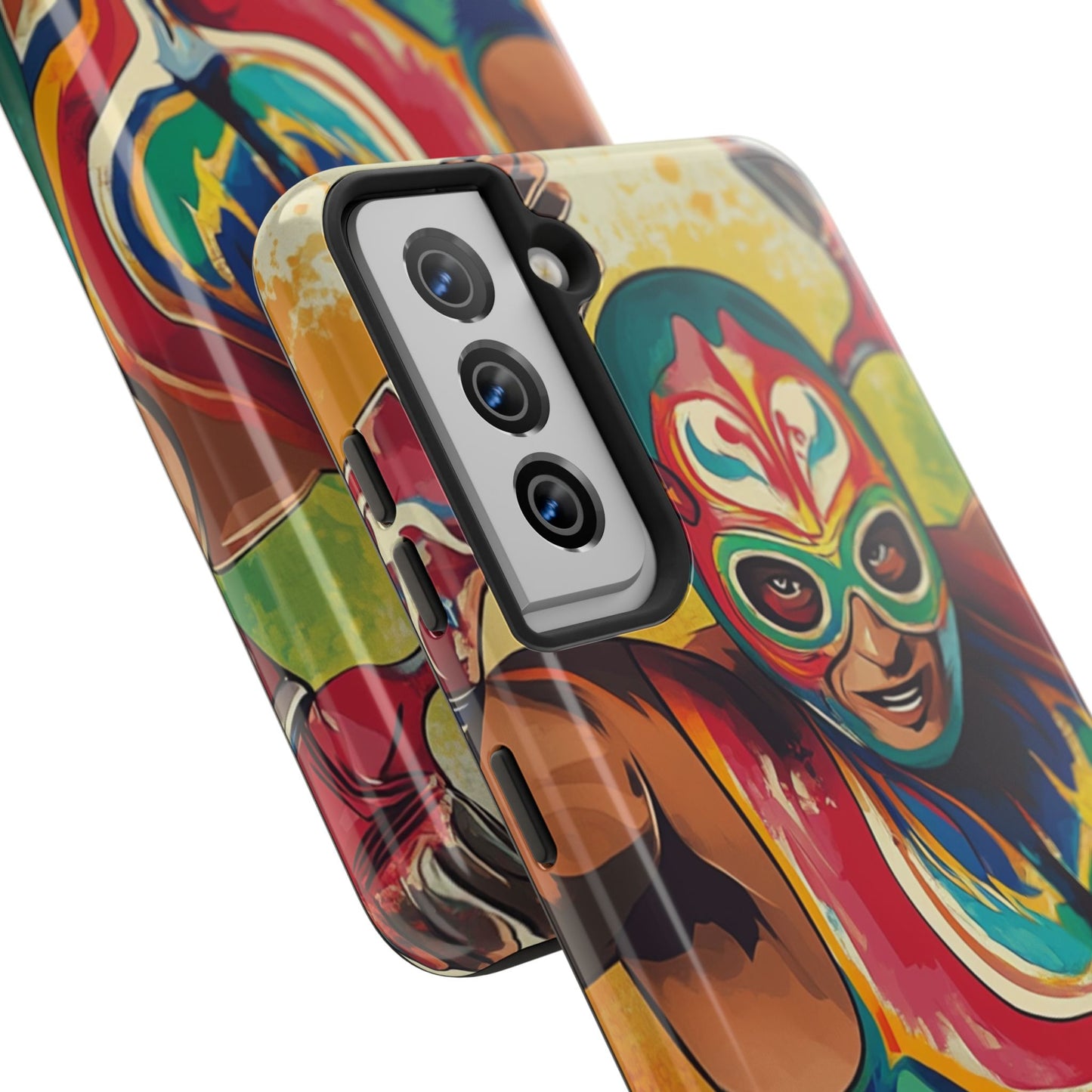 Mexicana de Corazon | Colorful Lucha Libre Wrestler