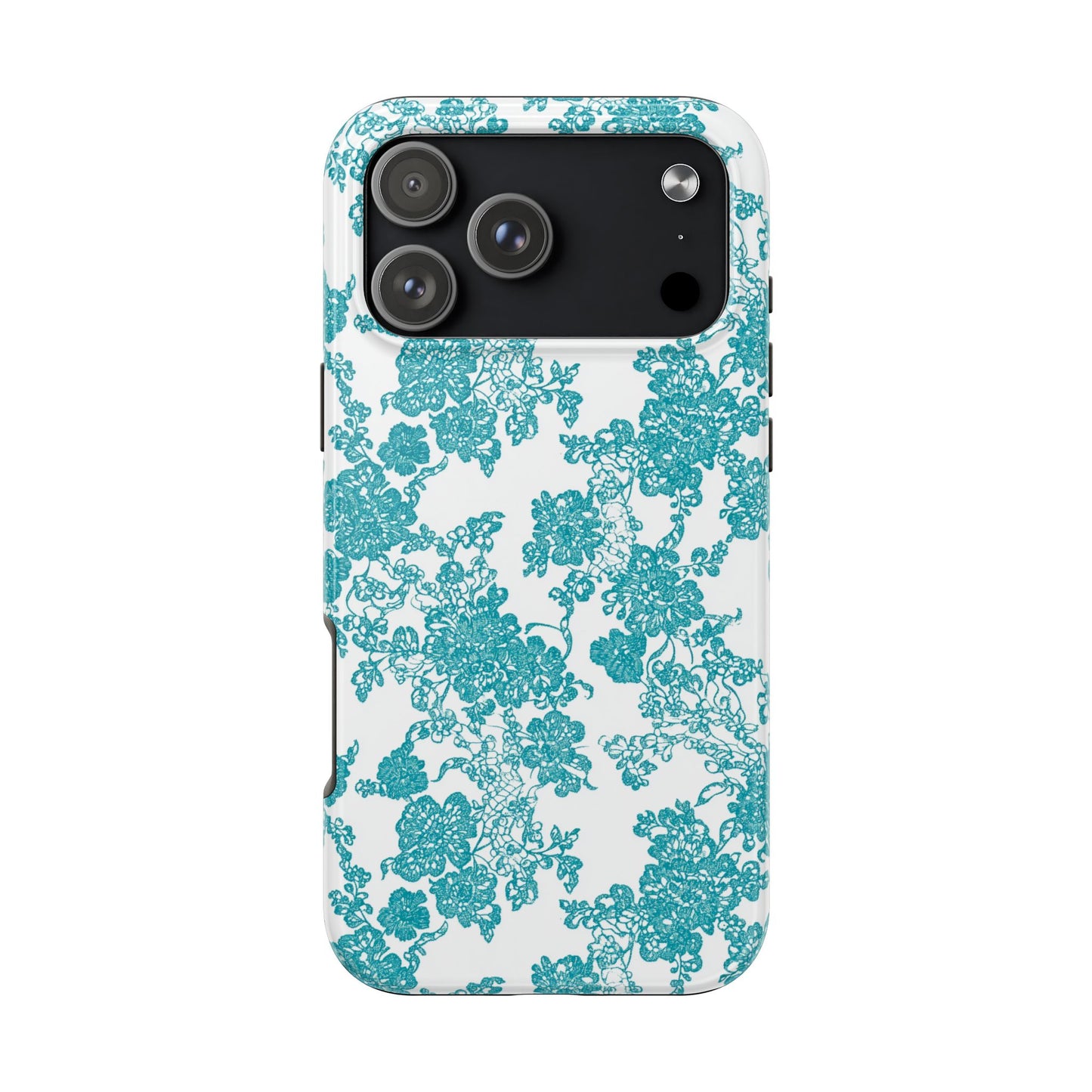 Boho Bliss | Teal on White Lace