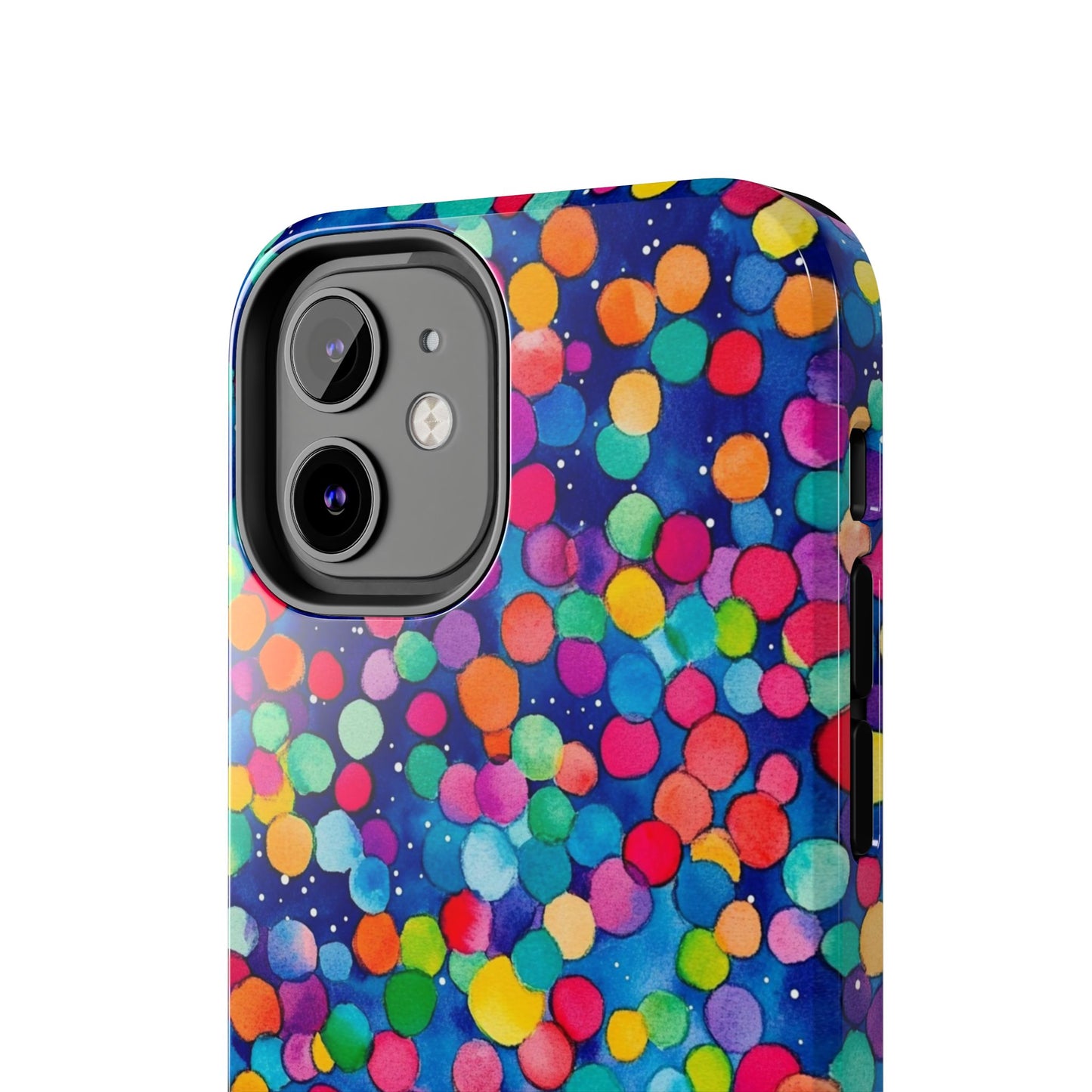 Trendy Spots | Colorful Blues Polka Dots