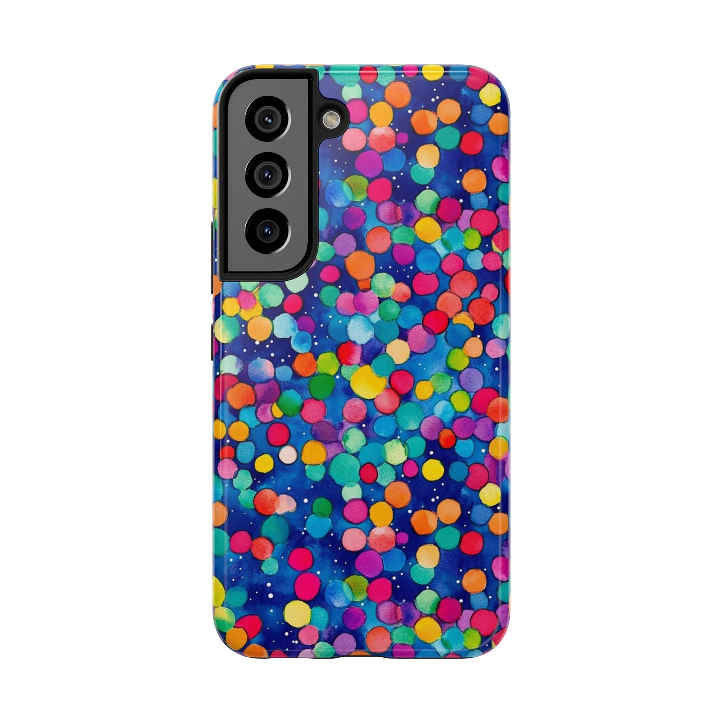 Trendy Spots | Colorful Blues Polka Dots