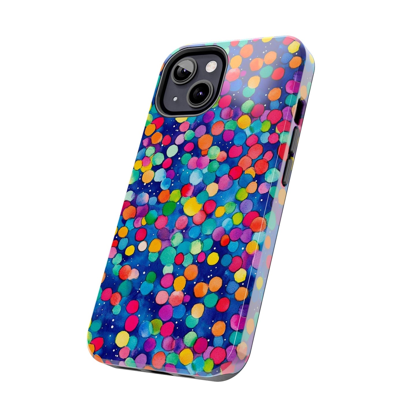 Trendy Spots | Colorful Blues Polka Dots