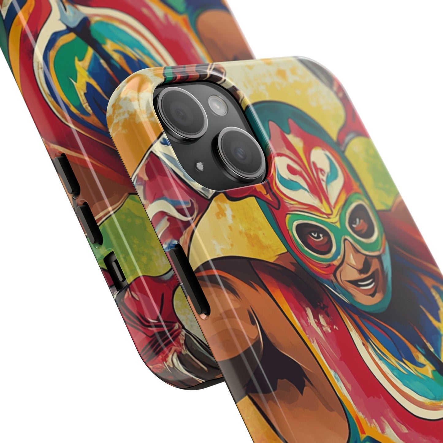 Mexicana de Corazon | Colorful Lucha Libre Wrestler