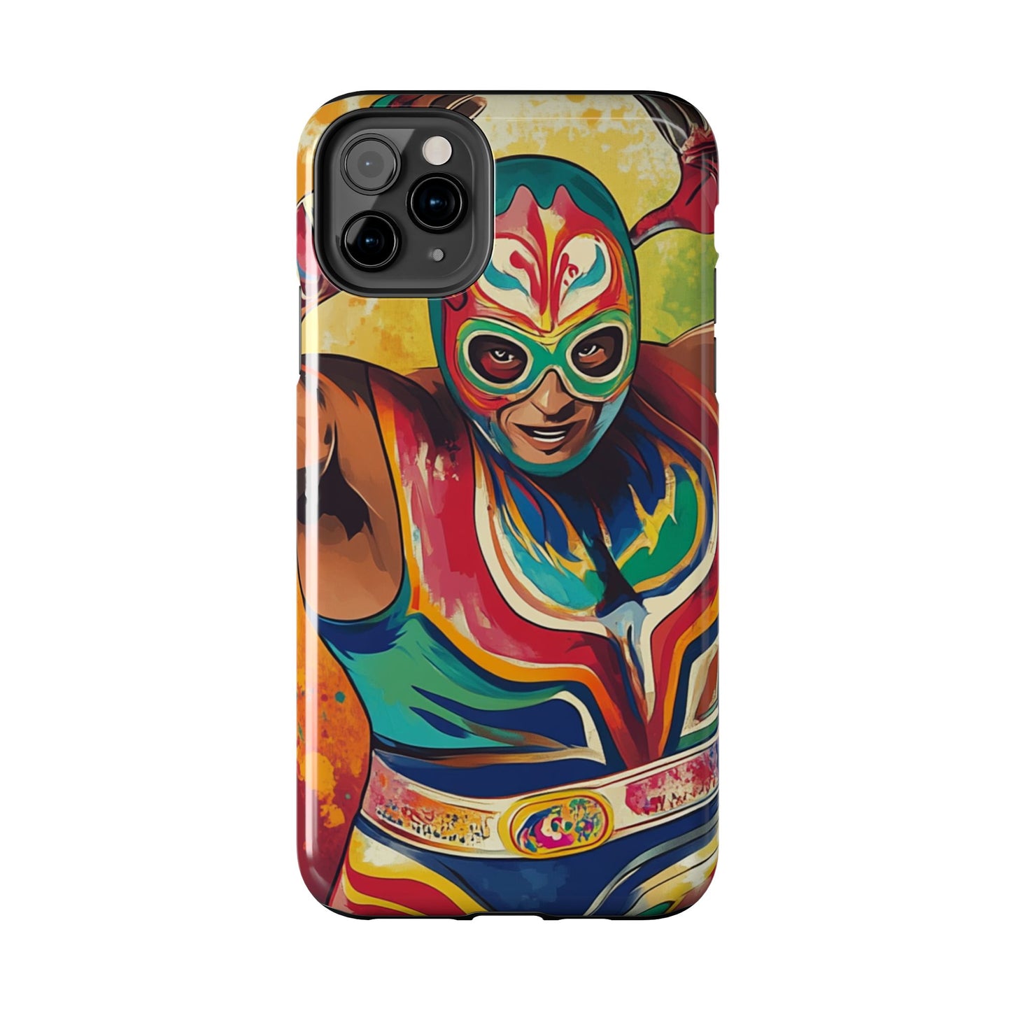 Mexicana de Corazon | Colorful Lucha Libre Wrestler