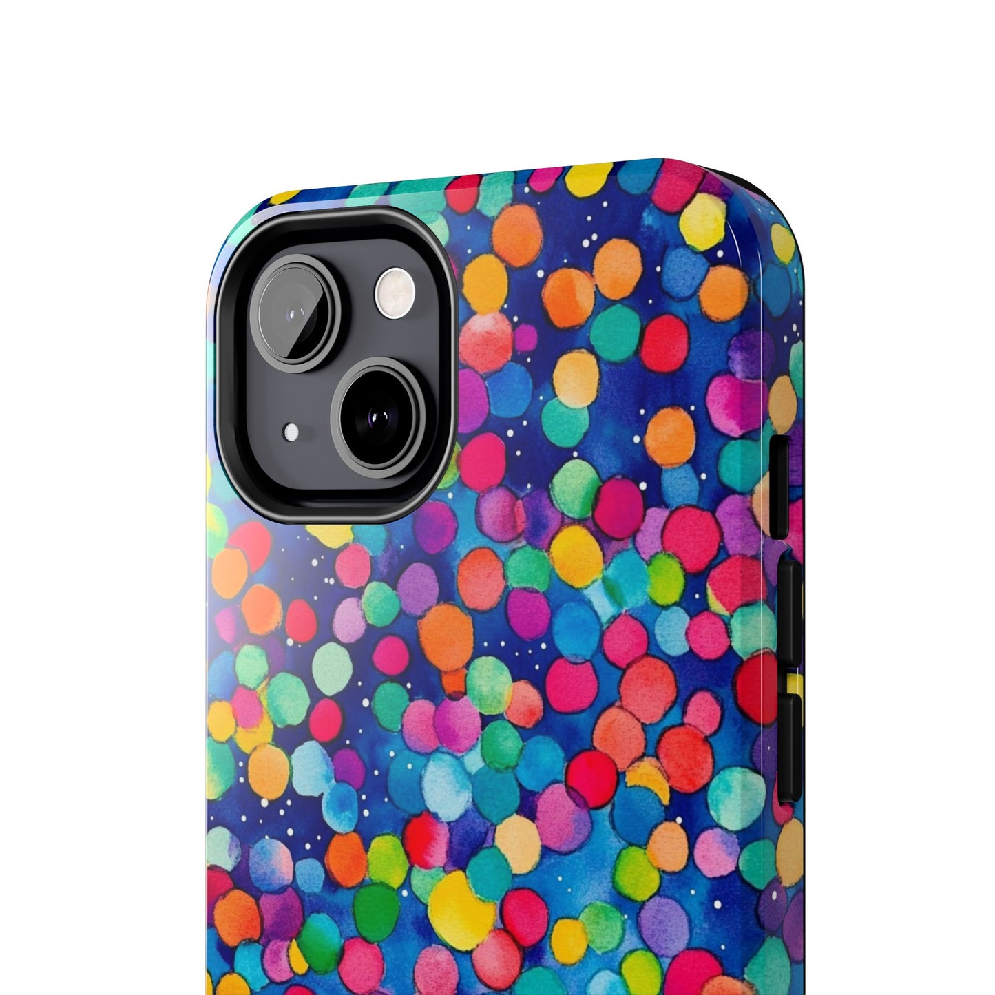 Trendy Spots | Colorful Blues Polka Dots