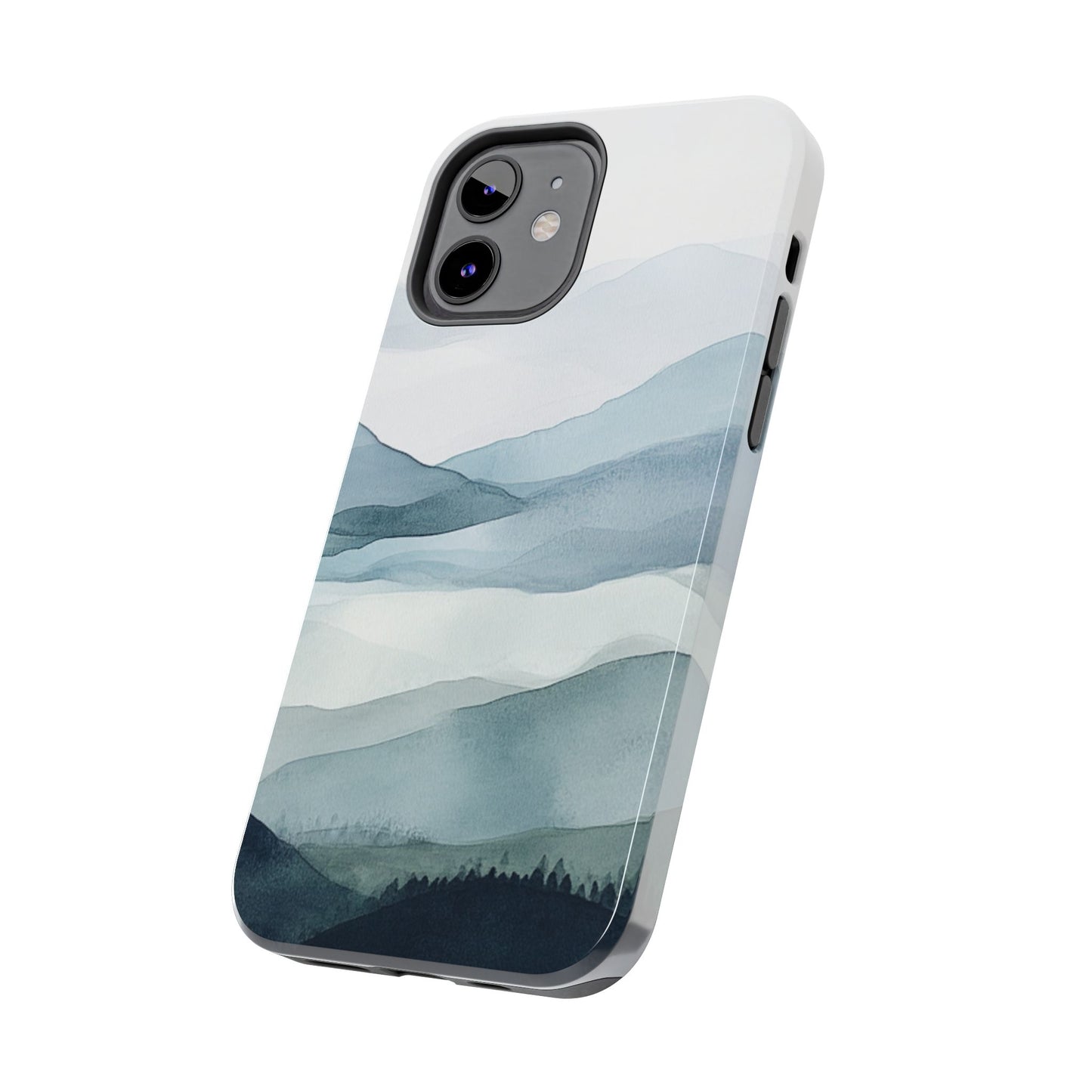 Majestic Mountains | Watercolor Mountain Scene