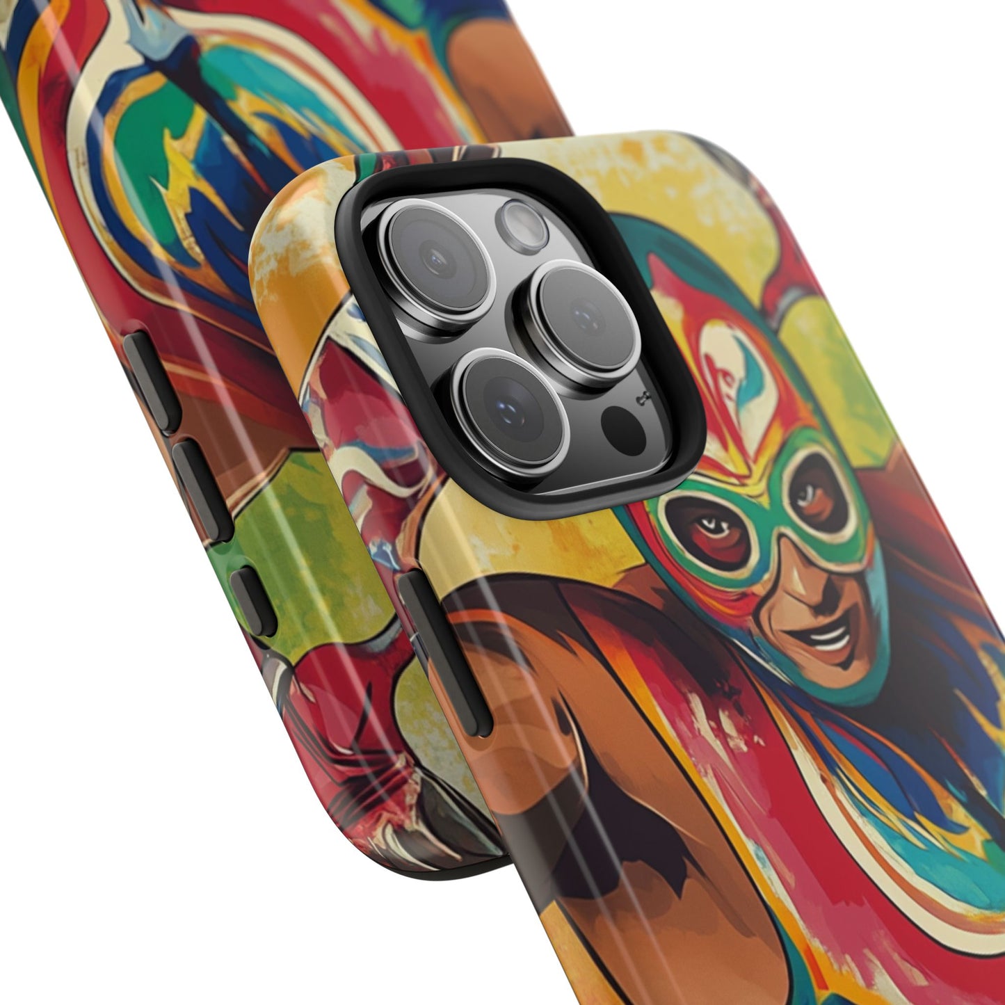 Mexicana de Corazon | Colorful Lucha Libre Wrestler