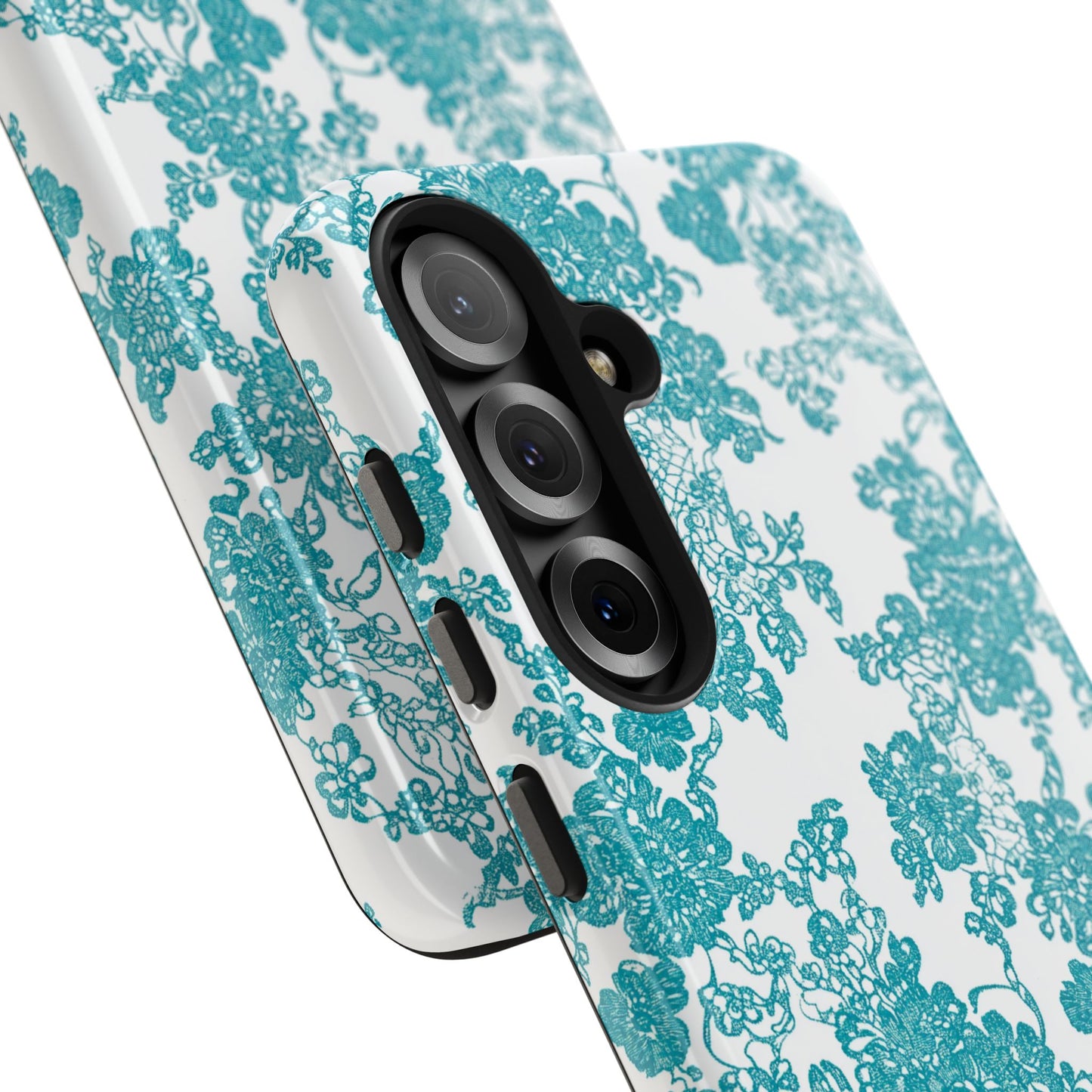 Boho Bliss | Teal on White Lace