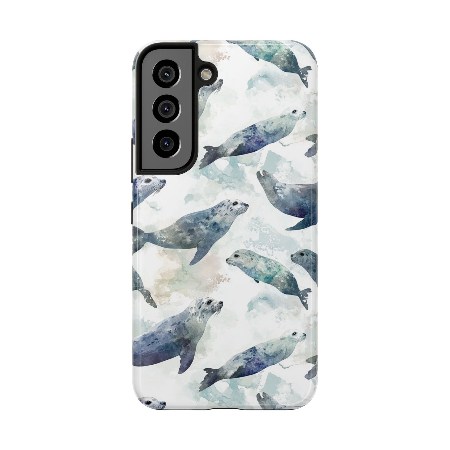 Animal Instinct | Watercolor Leopard Seals