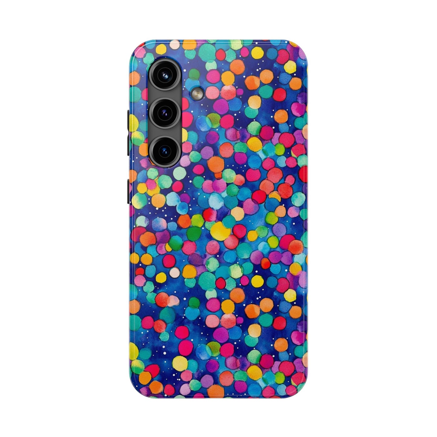 Trendy Spots | Colorful Blues Polka Dots