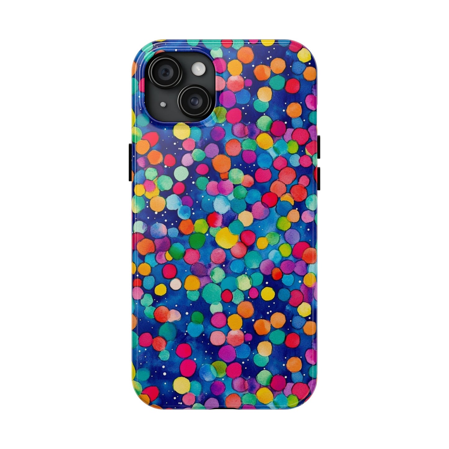 Trendy Spots | Colorful Blues Polka Dots